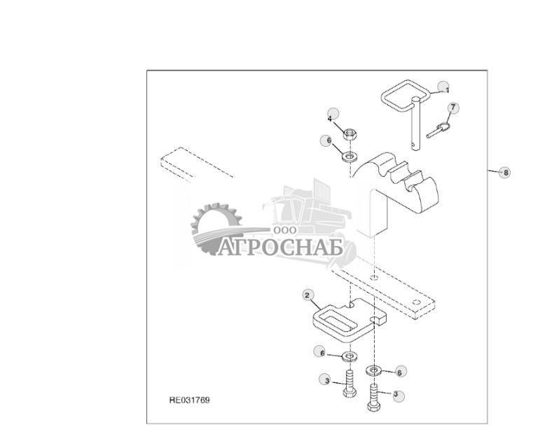Серьга, ударная накладка, фиксатор, предохранительная цепь тяговой штанги, категория lll - ST153356 647.jpg